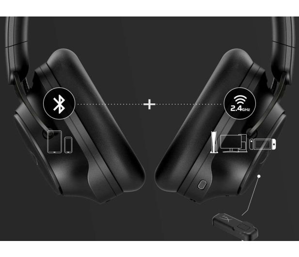 HyperX Cloud MIX 2 Dual Wireless Over-Ear - 1612735 - zdjęcie 6